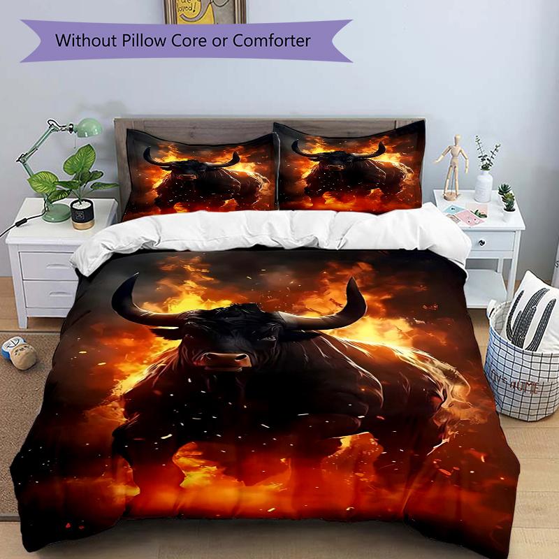 3pcs Anime Bull Decorative Bedding Set - Includes One Quilt Cover and Two Pillowcases (No Core) - Perfect for Bedroom and Guest Room Decoration, Festi 135x200cm
3pcs Anime Bull Decorative Bedding Set - Includes One Quilt Cover and Two Pillowcases (No Core) - Perfect for Bedroom and Guest Room Decoration, Festi 135x200cm