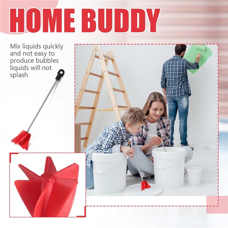 8 Pcs Paint Stirrer For Drill, Drill Mixer Attachment, Epoxy Mixer, Helix Drill Paint Mixer For Most Drills-B61B
8 Pcs Paint Stirrer For Drill, Drill Mixer Attachment, Epoxy Mixer, Helix Drill Paint Mixer For Most Drills-B61B