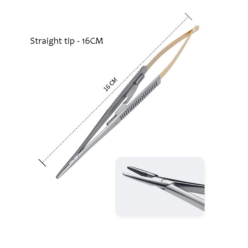 1Pc Dental Orthodontic Implant Castroviejo Needle Holder 14 16Cm Straight Curved Head Dentistry Surgical Pliers Forcep
1Pc Dental Orthodontic Implant Castroviejo Needle Holder 14 16Cm Straight Curved Head Dentistry Surgical Pliers Forcep