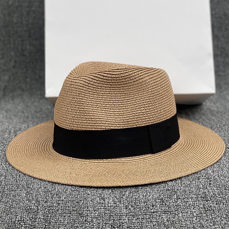 Size Pepper Straw Top Hat Jazz Straw Hat Women S Sun Hat Summer Korean Edition Trendy Hat Sunscreen Panama l large size (adjustable from 59-60cm)
Size Pepper Straw Top Hat Jazz Straw Hat Women S Sun Hat Summer Korean Edition Trendy Hat Sunscreen Panama l large size (adjustable from 59-60cm)