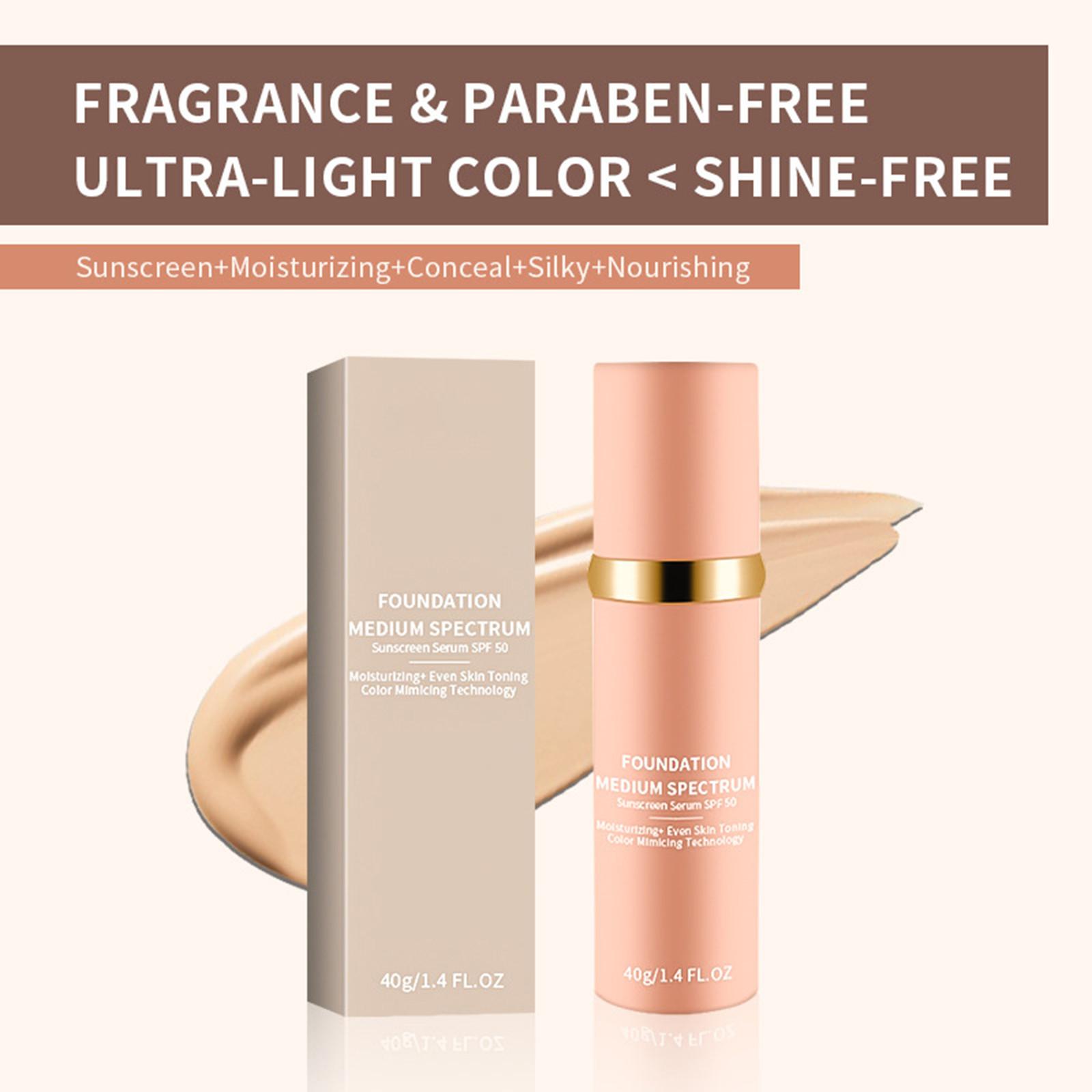Gentle Color-changing Liquid Foundation 40g Color-changing 4-in-1 Concealer Long-lasting Natural Liquid Foundation One Size
Gentle Color-changing Liquid Foundation 40g Color-changing 4-in-1 Concealer Long-lasting Natural Liquid Foundation One Size