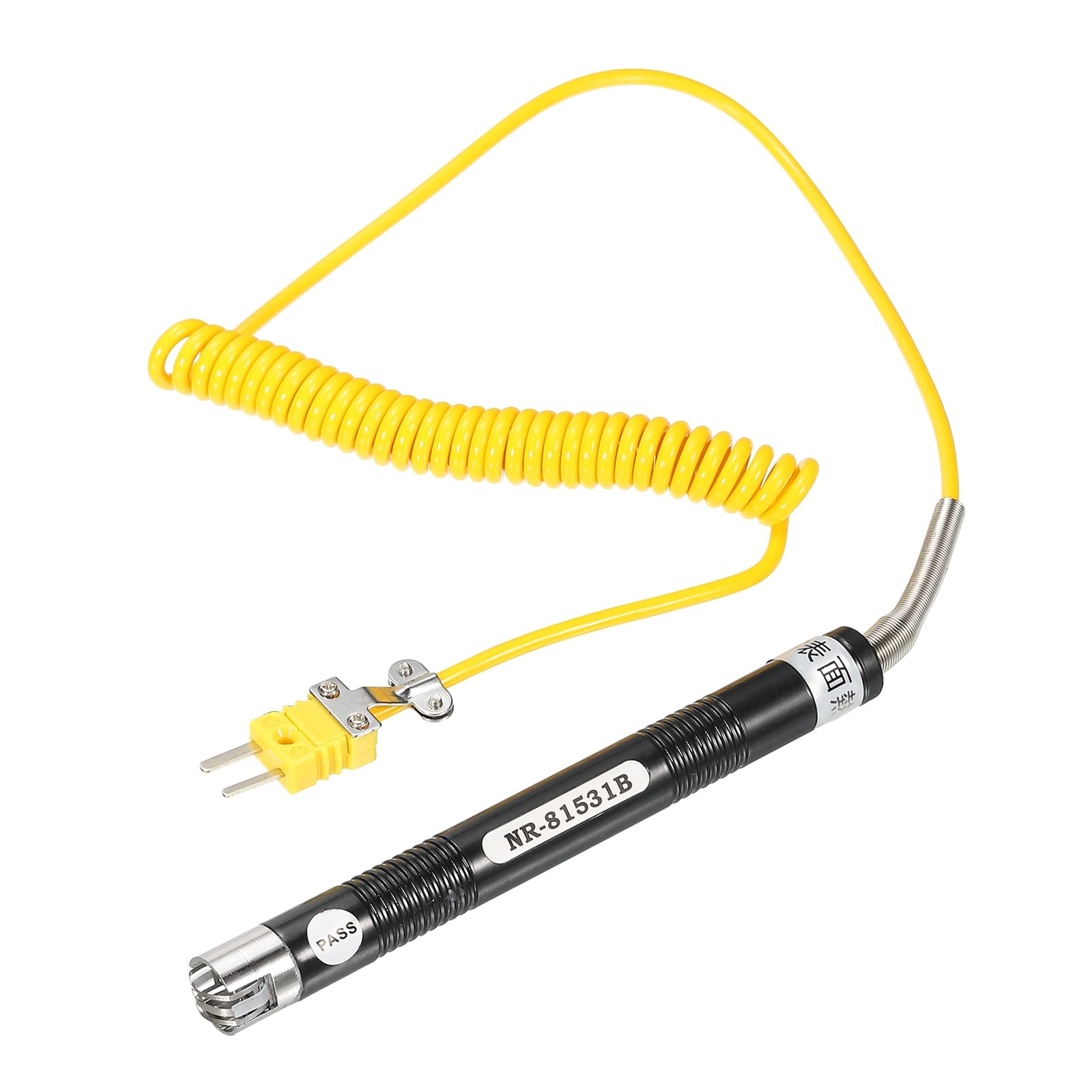uxcell K-Type Surface Thermocouple Temperature Probe Sensor, Stainless Steel, -58-932°F (-50-500°C), 1.7 M, 15x15 mm
uxcell K-Type Surface Thermocouple Temperature Probe Sensor, Stainless Steel, -58-932°F (-50-500°C), 1.7 M, 15x15 mm