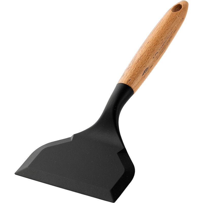 Wood Handle Silicone Tamagoyaki Spatula Non-Stick Omelette Pan Turner Heat Resistant Kitchen Cooking Utensil for Japanese Egg Roll Making One Size
Wood Handle Silicone Tamagoyaki Spatula Non-Stick Omelette Pan Turner Heat Resistant Kitchen Cooking Utensil for Japanese Egg Roll Making One Size