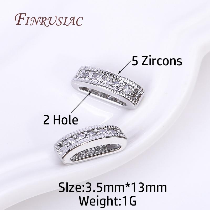 2/3 Holes Oval Separators For Beads 18K Gold Plated Inlaid Zircon Beads Separators Jewelry Making Supplies DIY Beading Jewellery 2 Pieces
2/3 Holes Oval Separators For Beads 18K Gold Plated Inlaid Zircon Beads Separators Jewelry Making Supplies DIY Beading Jewellery 2 Pieces