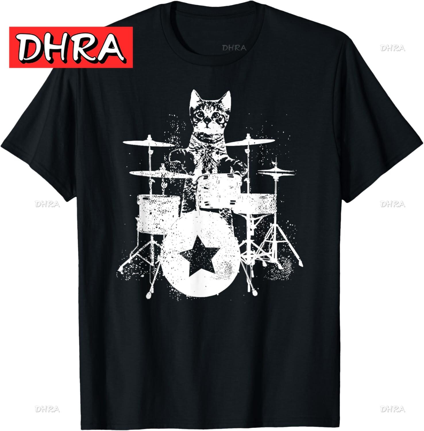 Punk Rockstar Kitten Kitty Cat Drummer Playing Drums Graphic T-Shirt Urban Colorful Tee Shirts Weekend Style Custom T Shirt 4XL
Punk Rockstar Kitten Kitty Cat Drummer Playing Drums Graphic T-Shirt Urban Colorful Tee Shirts Weekend Style Custom T Shirt 4XL