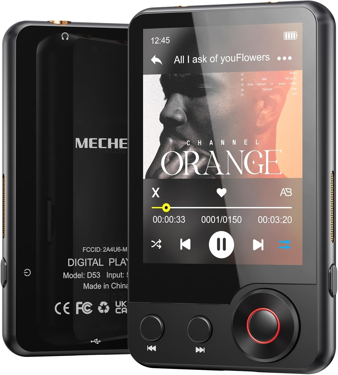 MP3-плеєр на 128 ГБ Багатофункціональний міні-музичний плеєр Цифровий аудіопрогравач Портативний MP3-плеєр Динамік Дюймовий сенсорний екран Відео Bluetooth5.3 Вбудований 2.4
MP3-плеєр на 128 ГБ Багатофункціональний міні-музичний плеєр Цифровий аудіопрогравач Портативний MP3-плеєр Динамік Дюймовий сенсорний екран Відео Bluetooth5.3 Вбудований 2.4
