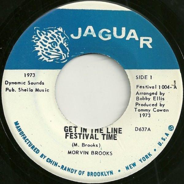 7inch Record MARVIN BROOKS - Get In The Line Festival Time / Swe D637 Jaguar 1973 US Reggae, Ska & Dub Used
7inch Record MARVIN BROOKS - Get In The Line Festival Time / Swe D637 Jaguar 1973 US Reggae, Ska & Dub Used