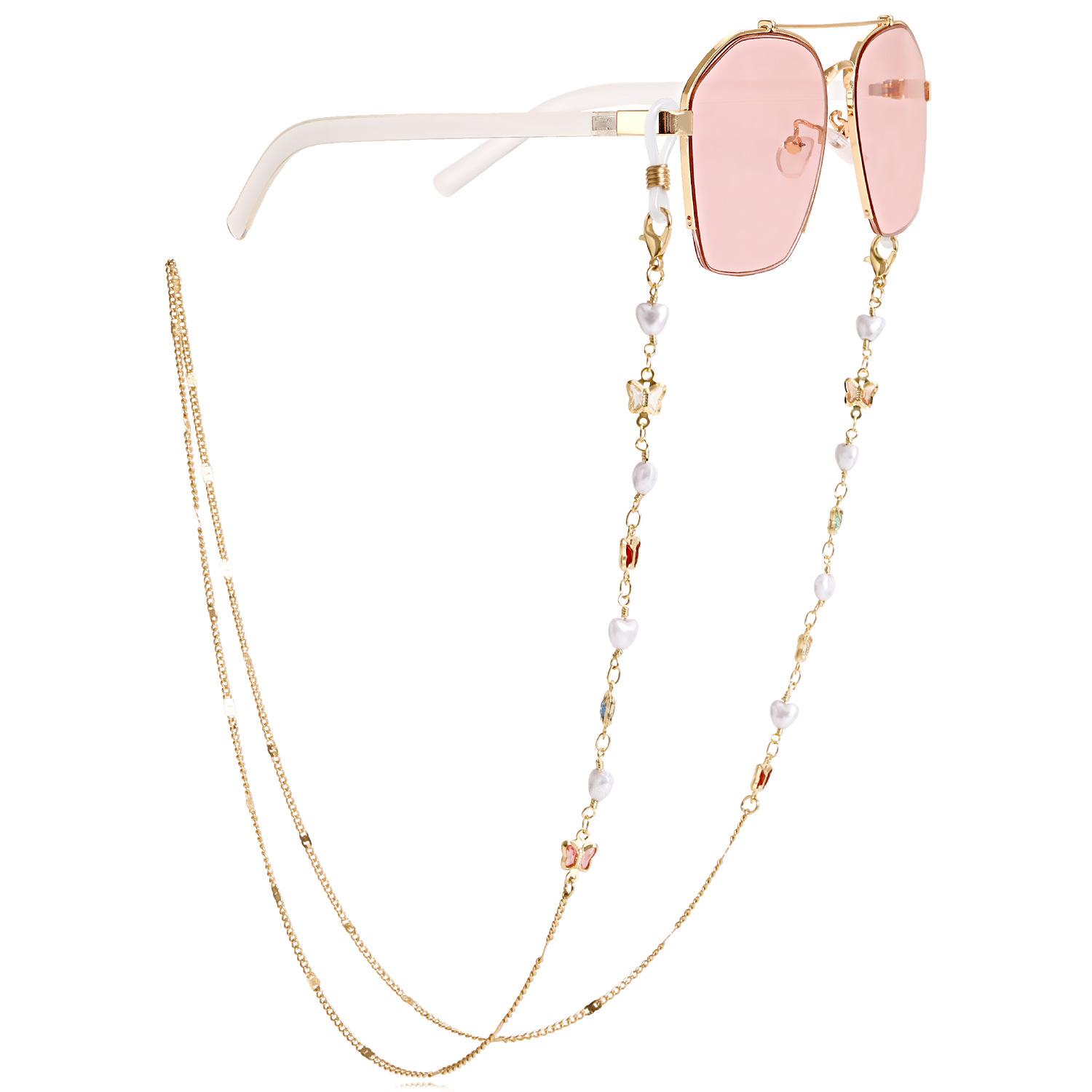Metal mask anti-lost rope ins mini color butterfly advanced sense glasses chain lanyard mask lanyard face chain female
Metal mask anti-lost rope ins mini color butterfly advanced sense glasses chain lanyard mask lanyard face chain female