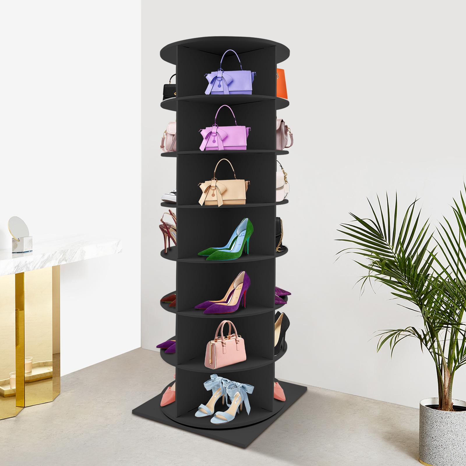 7-ярусная вращающаяся обувная полка, черный органайзер для обуви, отдельно стоящая полка для хранения обуви, вращающийся на 360 градусов органайзер, выдерживает 35 кг/77 фунтов
7-ярусная вращающаяся обувная полка, черный органайзер для обуви, отдельно стоящая полка для хранения обуви, вращающийся на 360 градусов органайзер, выдерживает 35 кг/77 фунтов