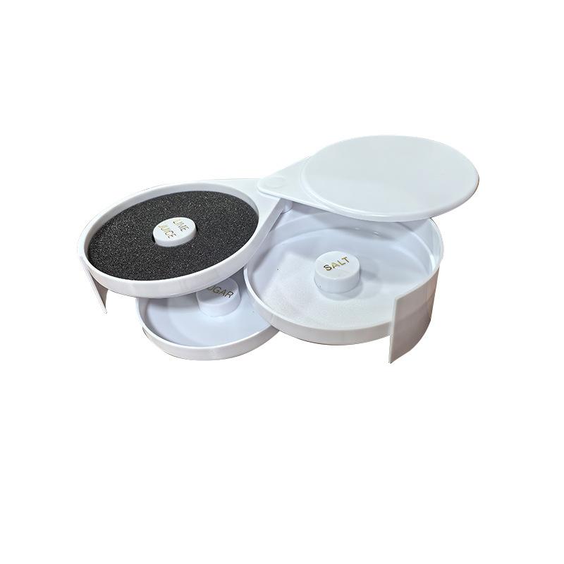3-layer ABS Rotating Cocktail Seasoning Box, Bar Wine Accessories, Mixed Salt and Sugar Box, Bar Bartender Mixer Toolbox білий
3-layer ABS Rotating Cocktail Seasoning Box, Bar Wine Accessories, Mixed Salt and Sugar Box, Bar Bartender Mixer Toolbox білий