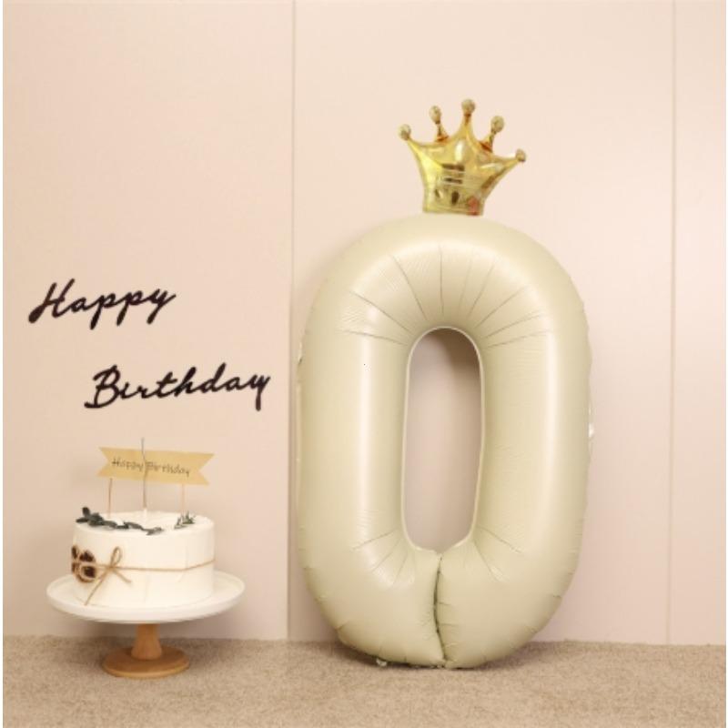 40-inch cream number + small crown aluminum film balloon, beautiful aluminum film balloon, suitable for theme parties, birthday parties, etc
40-inch cream number + small crown aluminum film balloon, beautiful aluminum film balloon, suitable for theme parties, birthday parties, etc