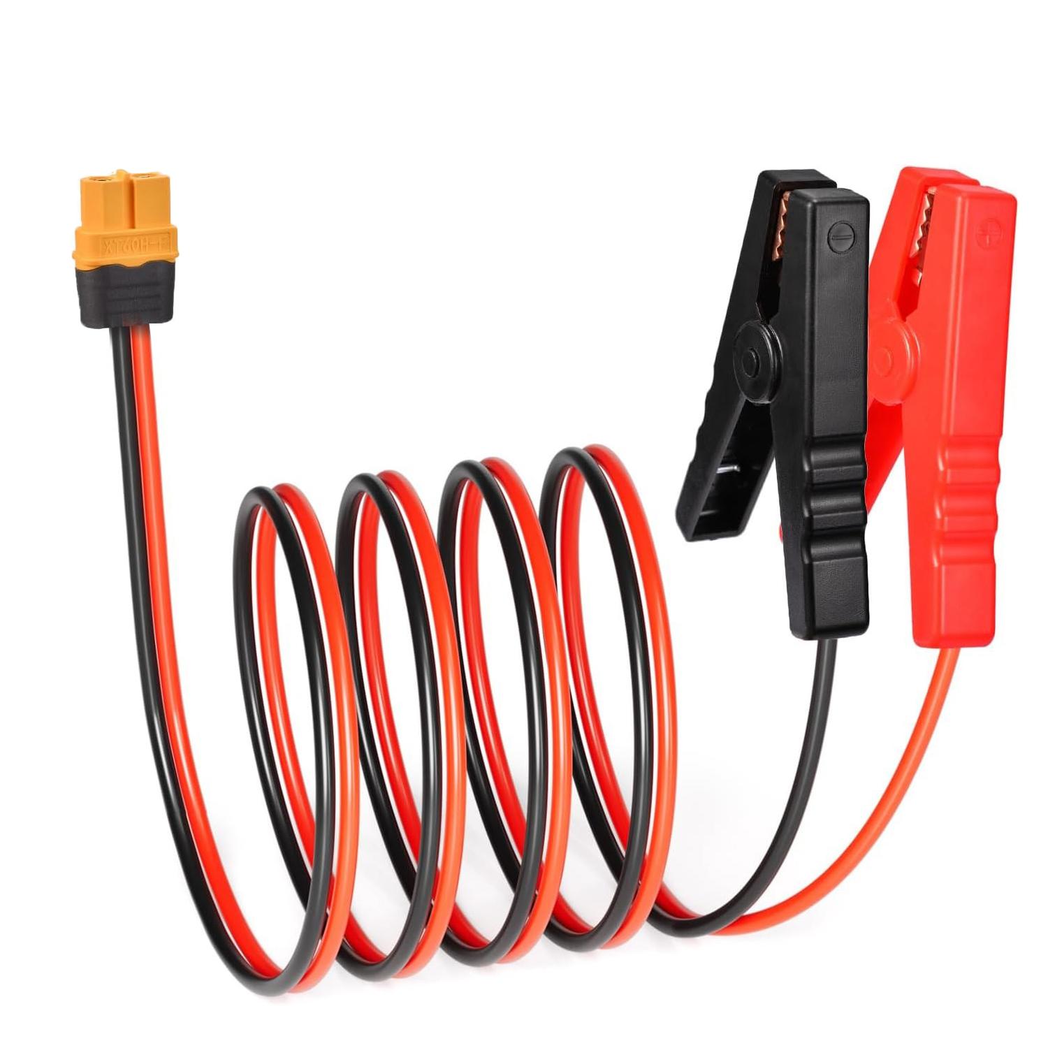 Universal 12V Alligator Clip to T Plug/XT60H Female Plug Connector 12AWG Cable for Car Battery Charger Spare Part DIY Accessory 12AWG 1 m
Universal 12V Alligator Clip to T Plug/XT60H Female Plug Connector 12AWG Cable for Car Battery Charger Spare Part DIY Accessory 12AWG 1 m