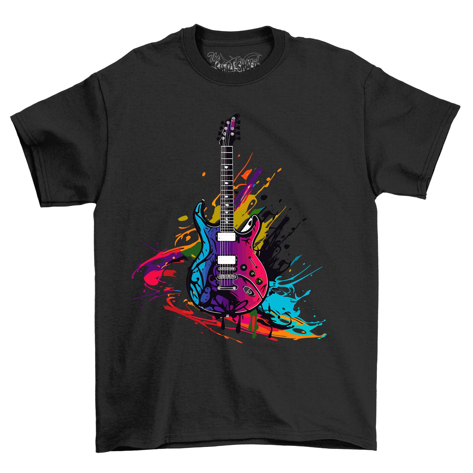 Rock Guitar Dripping Paint Effect T-Shirt Mens Womens Tees Top - Get ready to rock out with this funn 3XL
Rock Guitar Dripping Paint Effect T-Shirt Mens Womens Tees Top - Get ready to rock out with this funn 3XL