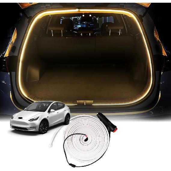 for Tesla Model Y 2020 2021 2022 2023 LED Rear Trunk Cargo Light Interior Decoration Lights Accessories Waterproof DC 15V White Light Warm Ligh
for Tesla Model Y 2020 2021 2022 2023 LED Rear Trunk Cargo Light Interior Decoration Lights Accessories Waterproof DC 15V White Light Warm Ligh