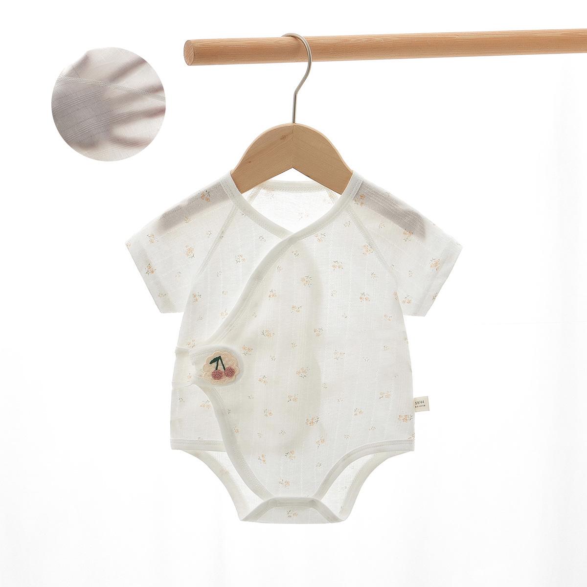 Newborn Baby Bodysuit, A-Class Cotton Short Sleeve Infant Romper, Lightweight Summer Triangle Onesie Pajamas 59
Newborn Baby Bodysuit, A-Class Cotton Short Sleeve Infant Romper, Lightweight Summer Triangle Onesie Pajamas 59