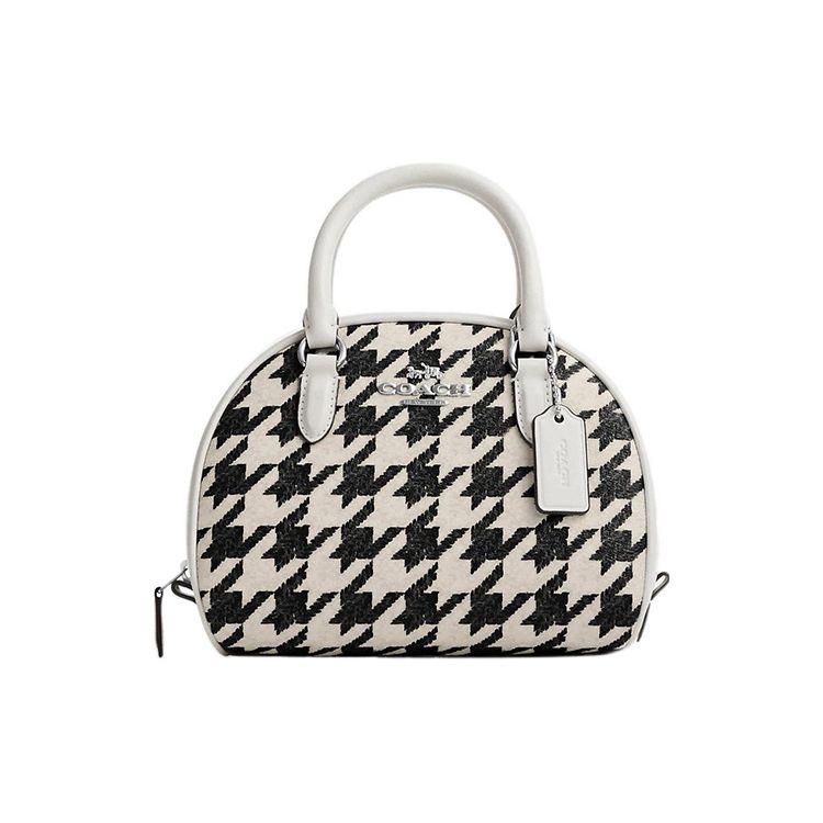 Coach Sydney 20 Silver Logo Houndstooth Print Zipper Closure Coated Canvas And Leather Shell Bag Women Shoulder Bag Black White CJ628-SVVRW Basic Set (Bag+Dust Bag)
Coach Sydney 20 Silver Logo Houndstooth Print Zipper Closure Coated Canvas And Leather Shell Bag Women Shoulder Bag Black White CJ628-SVVRW Basic Set (Bag+Dust Bag)