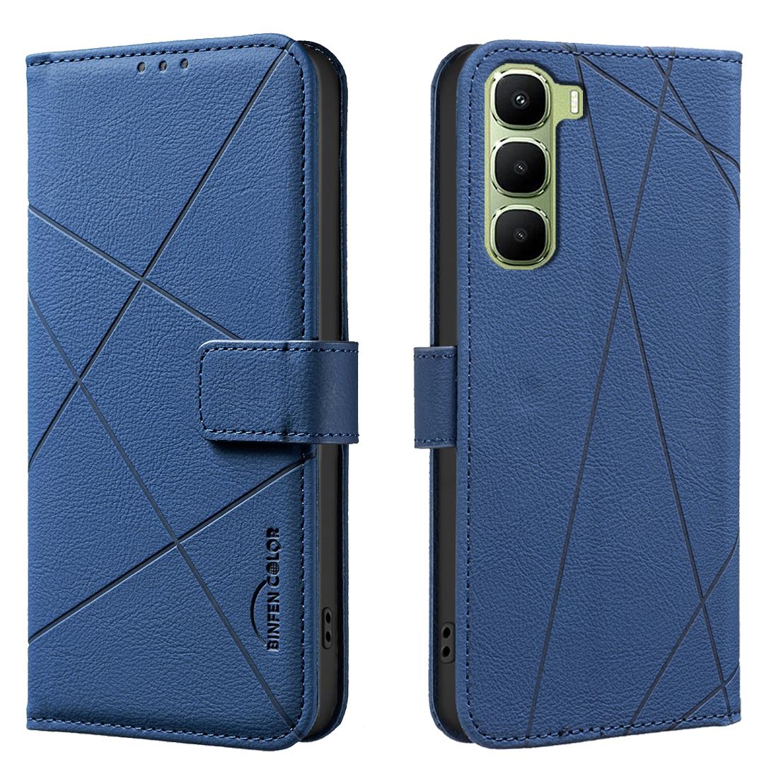 For Infinix Hot 60 Pro 4G Case BINFEN COLOR BF35 Geometry Imprinted Leather Phone Cover RFID Blocking Wallet Stand Blue
For Infinix Hot 60 Pro 4G Case BINFEN COLOR BF35 Geometry Imprinted Leather Phone Cover RFID Blocking Wallet Stand Blue