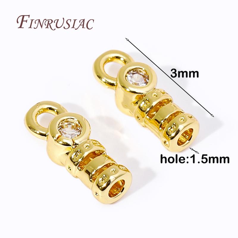 5/10Pcs 18K Gold Plated Chain Cords Crimp End Caps With Loop Cord Tube Barrel End Cap Fittings DIY Jewelry Making Supplies 5Pcs
5/10Pcs 18K Gold Plated Chain Cords Crimp End Caps With Loop Cord Tube Barrel End Cap Fittings DIY Jewelry Making Supplies 5Pcs