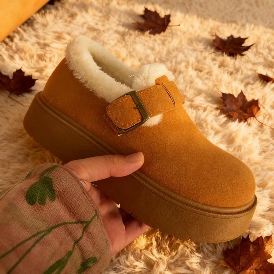 Casual thick-soled fluffy snow boots women s autumn and winter thickened and velvet warm Birkenstocks cotton shoes non-slip 40 хакі
Casual thick-soled fluffy snow boots women s autumn and winter thickened and velvet warm Birkenstocks cotton shoes non-slip 40 хакі