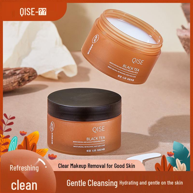 QISE Black Tea Cleansing Balm - Deep Clean, Gentle Emulsion, Non-Irritating, Eye-Friendly Black Tea Purifying Cleansing Balm
QISE Black Tea Cleansing Balm - Deep Clean, Gentle Emulsion, Non-Irritating, Eye-Friendly Black Tea Purifying Cleansing Balm