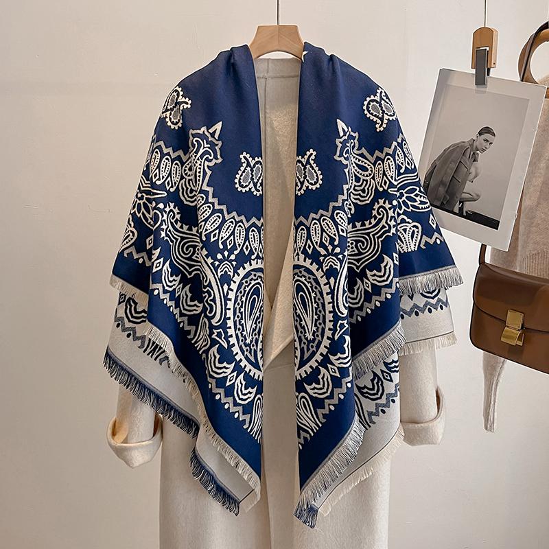 Women S Luxury Cashmere Scarf - Ethnic Printed Tasseled Winter Shawl, Pashmina Wrap & Foulard Poncho
Women S Luxury Cashmere Scarf - Ethnic Printed Tasseled Winter Shawl, Pashmina Wrap & Foulard Poncho