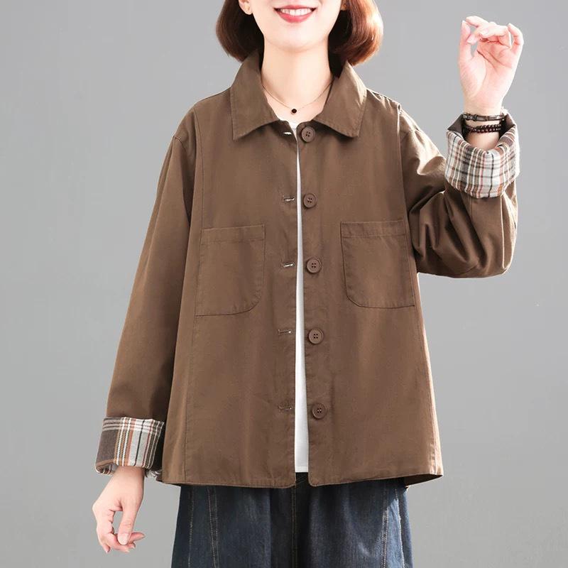 Korean-Style Plus Size Trench Coat – Flattering Spring/Autumn Women s Casual Jacket 2XL кавовий
Korean-Style Plus Size Trench Coat – Flattering Spring/Autumn Women s Casual Jacket 2XL кавовий