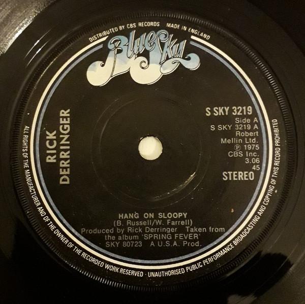 7inch Record RICK DERRINGER - Hang On Sloopy / Skyscraper Blues SSKY3219 Blue Sky 1975 UK Rock Used
7inch Record RICK DERRINGER - Hang On Sloopy / Skyscraper Blues SSKY3219 Blue Sky 1975 UK Rock Used