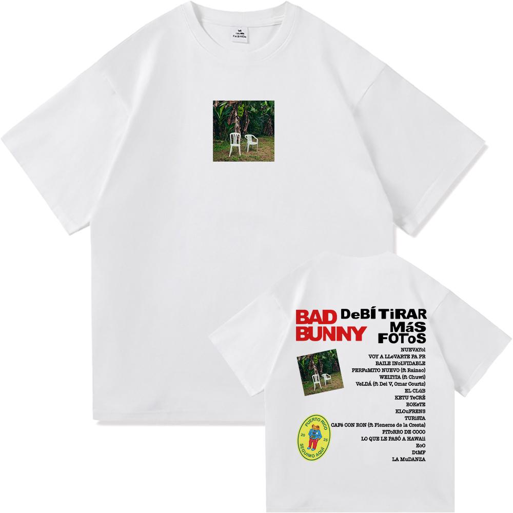 Bad Bunny Debí Tirar Más Fotos World Tour 2025-2026 T-Shirt Men Funny Vintage Frog Tshirt Unisex High Quality Cotton Tees Shirts L
Bad Bunny Debí Tirar Más Fotos World Tour 2025-2026 T-Shirt Men Funny Vintage Frog Tshirt Unisex High Quality Cotton Tees Shirts L