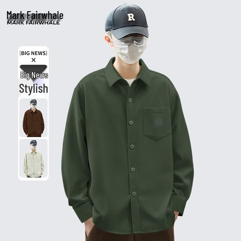 Mark Fairwhale Men s American Style Corduroy Button-Up Shirt 4XL
Mark Fairwhale Men s American Style Corduroy Button-Up Shirt 4XL