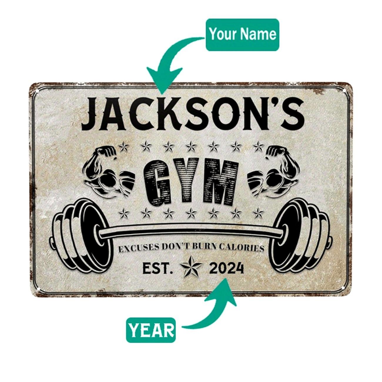 Custom Gym Metal Sign for Home Wall Decor білий
Custom Gym Metal Sign for Home Wall Decor білий