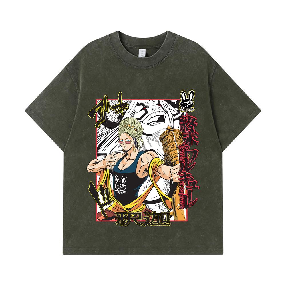 275 GSM Washed T-shirts 100% Cotton Record of Ragnarok V5 Buddha Print Unisex Heavy Cotton T Shirt S армия зеленый
275 GSM Washed T-shirts 100% Cotton Record of Ragnarok V5 Buddha Print Unisex Heavy Cotton T Shirt S армия зеленый