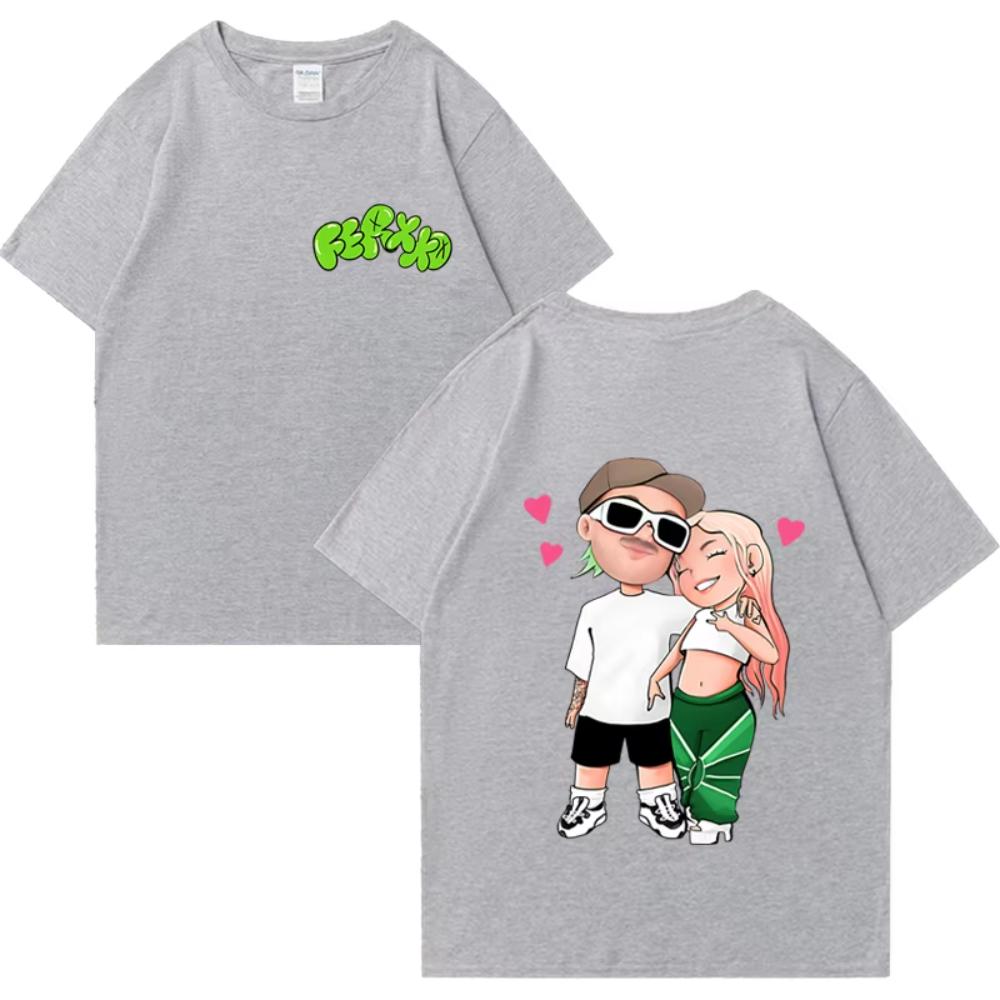 Hot Sale Feid Ferxxo and Karol G Graphics Fashion T Shirts 2026 Unisex Women Hip Hop Streetwear Unisex Cotton Short Sleeve Tshirts 4XL
Hot Sale Feid Ferxxo and Karol G Graphics Fashion T Shirts 2026 Unisex Women Hip Hop Streetwear Unisex Cotton Short Sleeve Tshirts 4XL