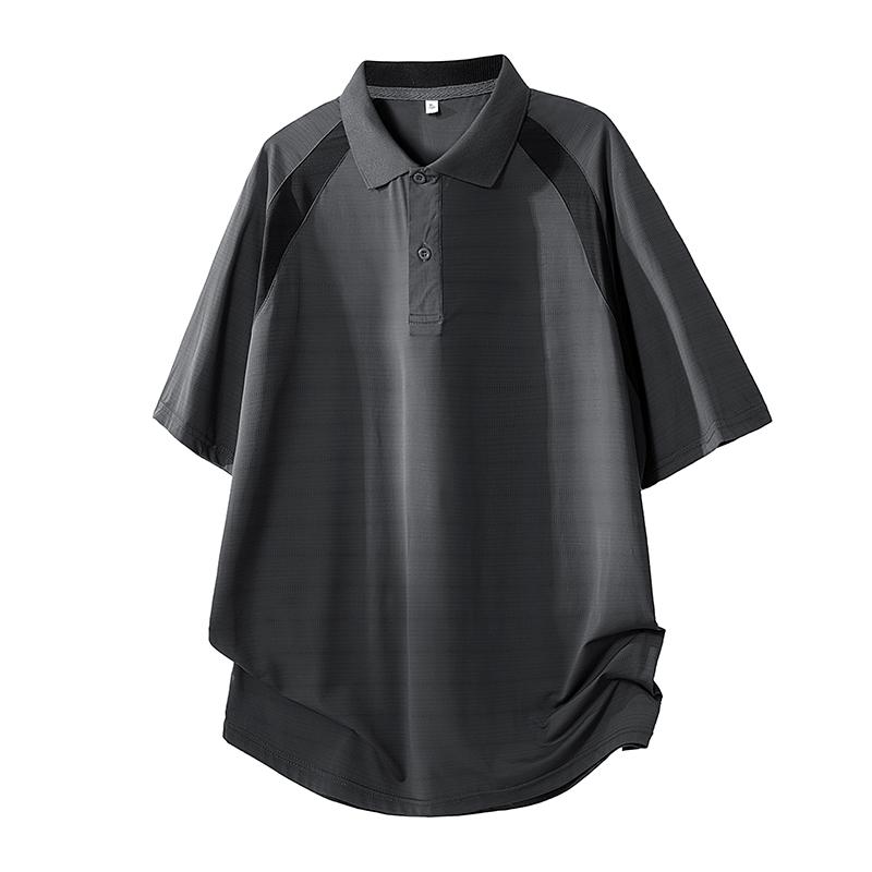 Summer Ice Silk Short Sleeve T-shirt Men s Loose Half Sleeve T-shirt Ice Silk Thin Collar Polo Shirt 2XL
Summer Ice Silk Short Sleeve T-shirt Men s Loose Half Sleeve T-shirt Ice Silk Thin Collar Polo Shirt 2XL