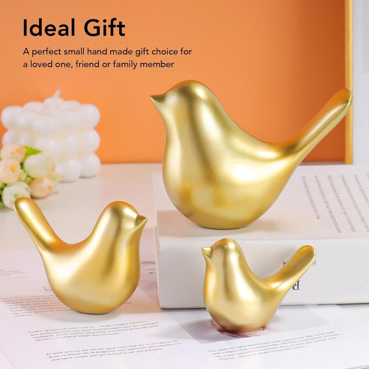 Birds Decorative Ornaments Small Birds Statues Home Decor Modern Style for Living Room, Bedroom, Office Desktop, Cabinets золотий
Birds Decorative Ornaments Small Birds Statues Home Decor Modern Style for Living Room, Bedroom, Office Desktop, Cabinets золотий