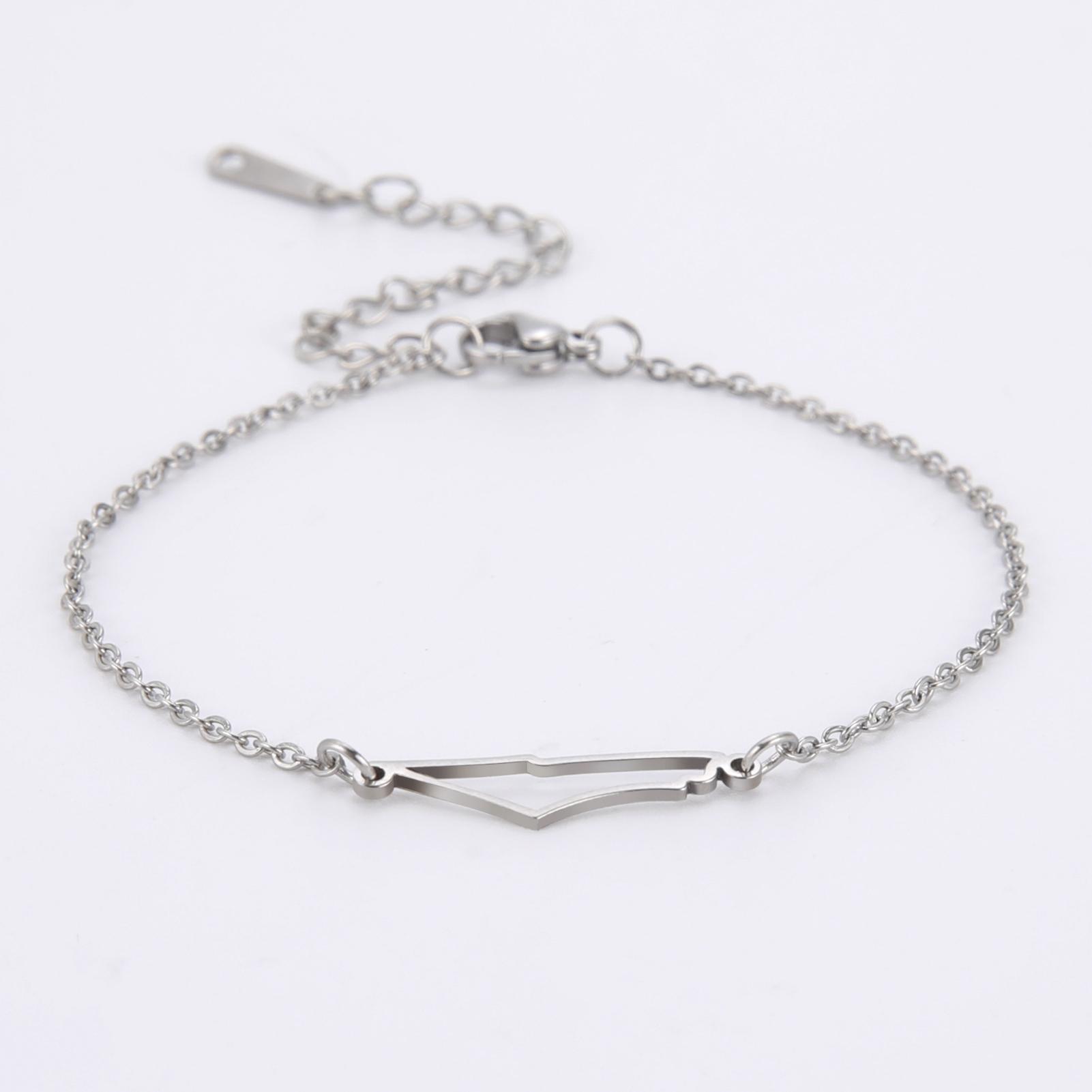 LIKGREAT Israel Palestine Map Charm Bracelet Geometry Stainless Steel Chains Accessories Country Geography Jewelry for Women Men
LIKGREAT Israel Palestine Map Charm Bracelet Geometry Stainless Steel Chains Accessories Country Geography Jewelry for Women Men