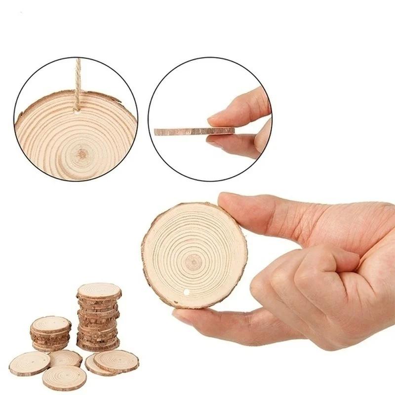 10pcs/set Christmas Natural Color Wood Slices Round Log Discs for Arts & Crafts Home Hanging Event Decorations(not include rope)
10pcs/set Christmas Natural Color Wood Slices Round Log Discs for Arts & Crafts Home Hanging Event Decorations(not include rope)