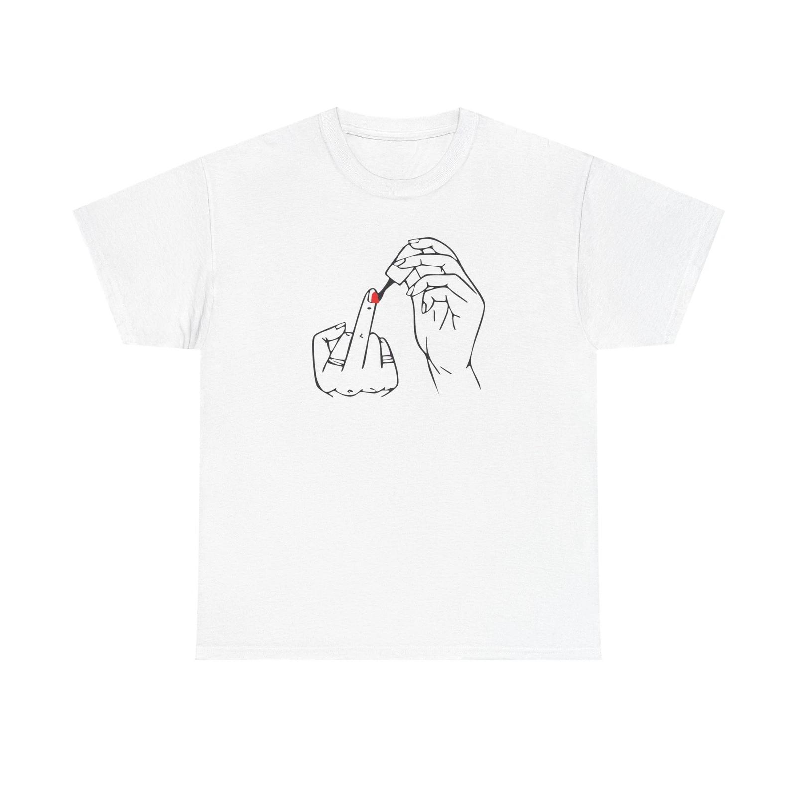 Rebellious Middle Finger Feminist White TeeTshirt 3XL
Rebellious Middle Finger Feminist White TeeTshirt 3XL