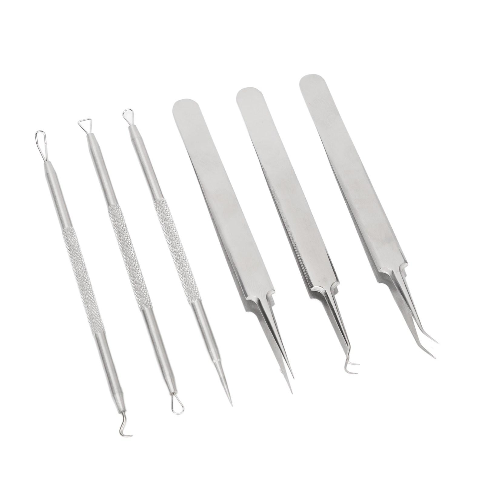 6pcs Blackhead Remover Tool Stainless Steel Pimple Comedones Extractor for Blemish Whitehead Popping
6pcs Blackhead Remover Tool Stainless Steel Pimple Comedones Extractor for Blemish Whitehead Popping