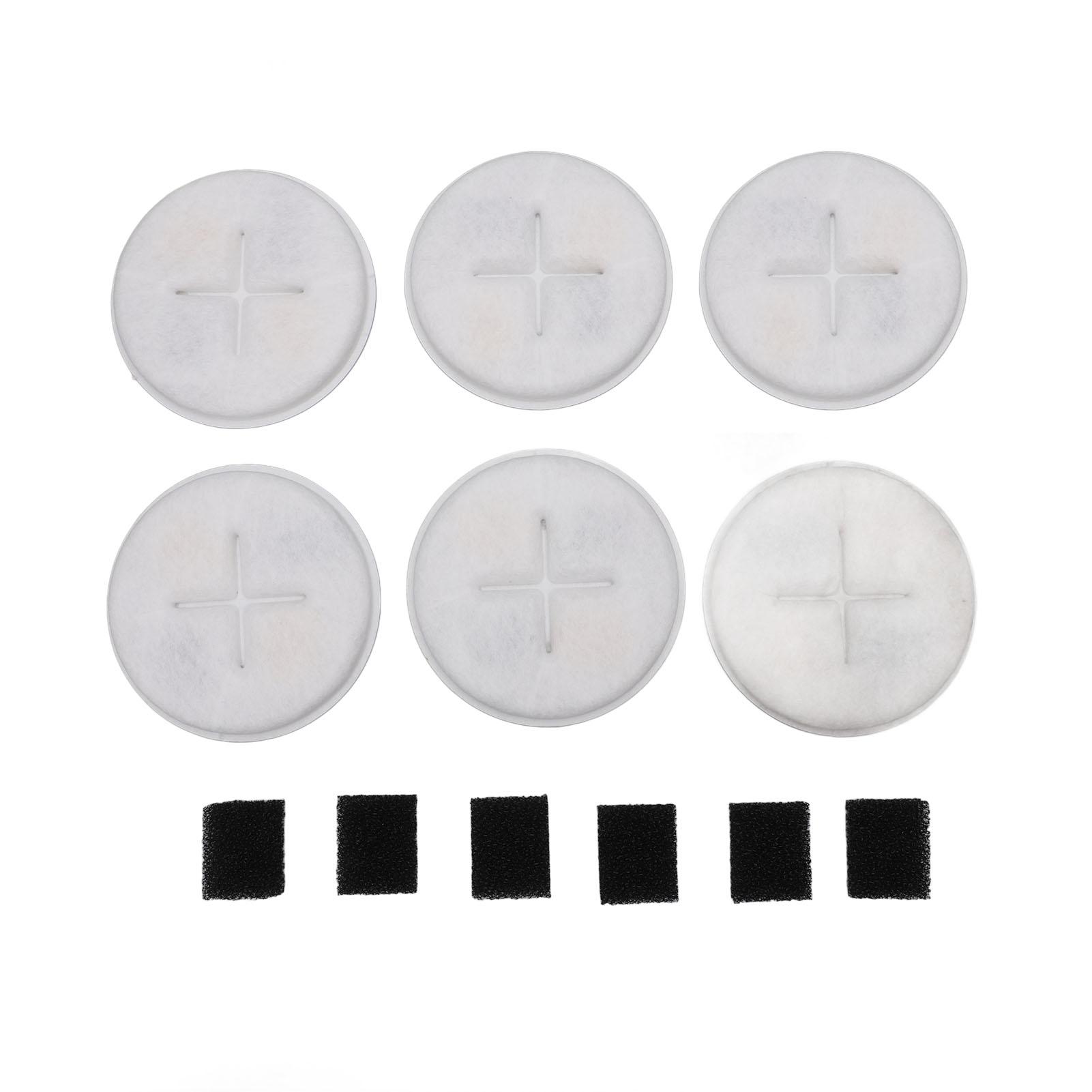 6pcs Round Pet Water Fountain Filters Replacements Dog Water Dispensers Filters with Sponges for 7L
6pcs Round Pet Water Fountain Filters Replacements Dog Water Dispensers Filters with Sponges for 7L