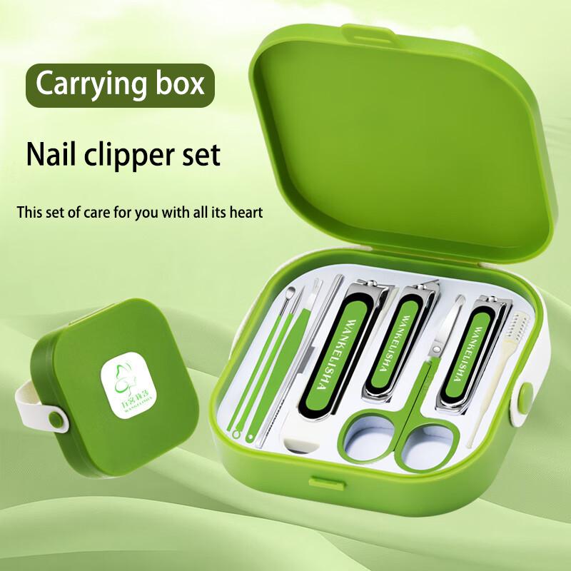 Home thickened anti-splash nail clipper set, girls nail trimmers, stainless steel multi-functional nail pliers, nail care tools
Home thickened anti-splash nail clipper set, girls nail trimmers, stainless steel multi-functional nail pliers, nail care tools