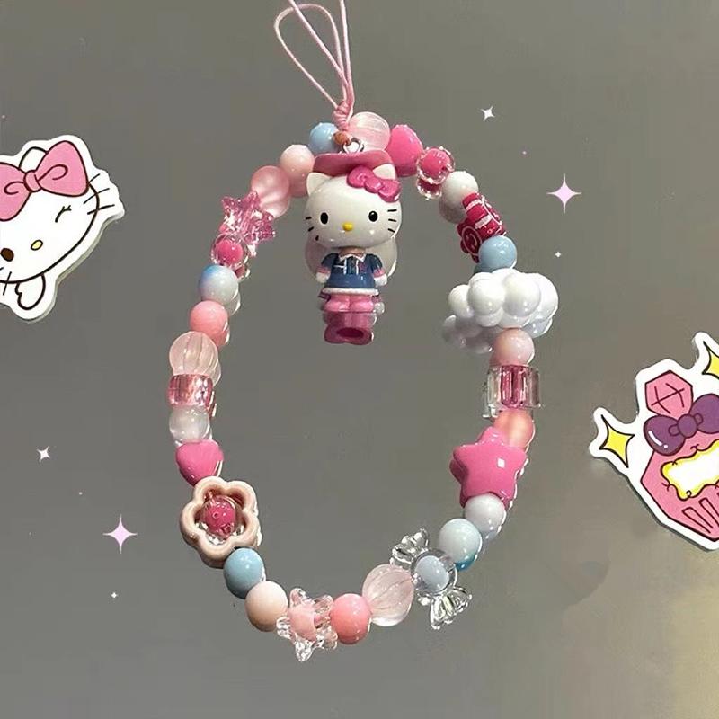 Cute Love Angel Hello Kitty Beaded Phone Chain Girl Heart Decorated Hanging Chain Backpack Lanyard Y2K Phone Accessories
Cute Love Angel Hello Kitty Beaded Phone Chain Girl Heart Decorated Hanging Chain Backpack Lanyard Y2K Phone Accessories