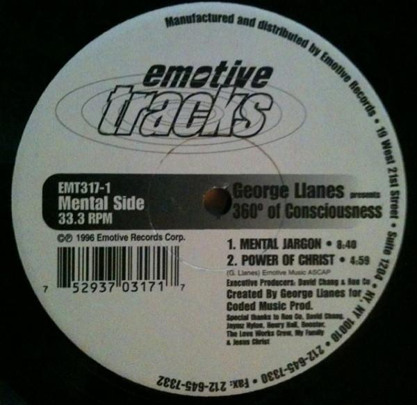 12-дюймовая пластинка GEORGE LLANES - 360 Degrees Of Conscious EP EMT3171 Emotive Tracks 1996 США Дэнс и Электроника Б/У
12-дюймовая пластинка GEORGE LLANES - 360 Degrees Of Conscious EP EMT3171 Emotive Tracks 1996 США Дэнс и Электроника Б/У
