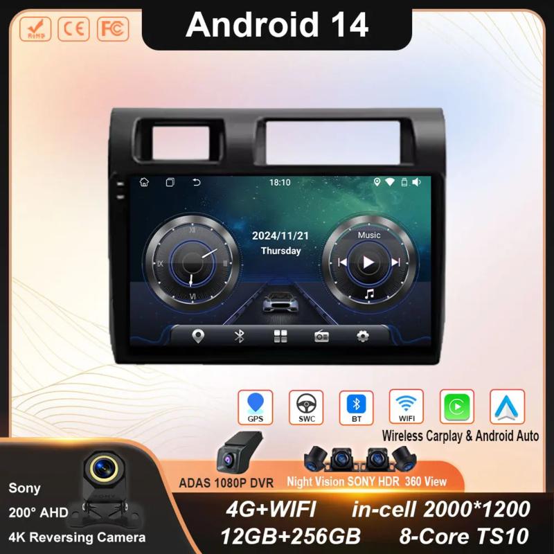 Android 14 для Toyota Pickup Land Cruiser LC 70 79 Series 2007-2020 Autoradio Carplay Multimedia Player Car Radio GPS 4G No 2din
Android 14 для Toyota Pickup Land Cruiser LC 70 79 Series 2007-2020 Autoradio Carplay Multimedia Player Car Radio GPS 4G No 2din