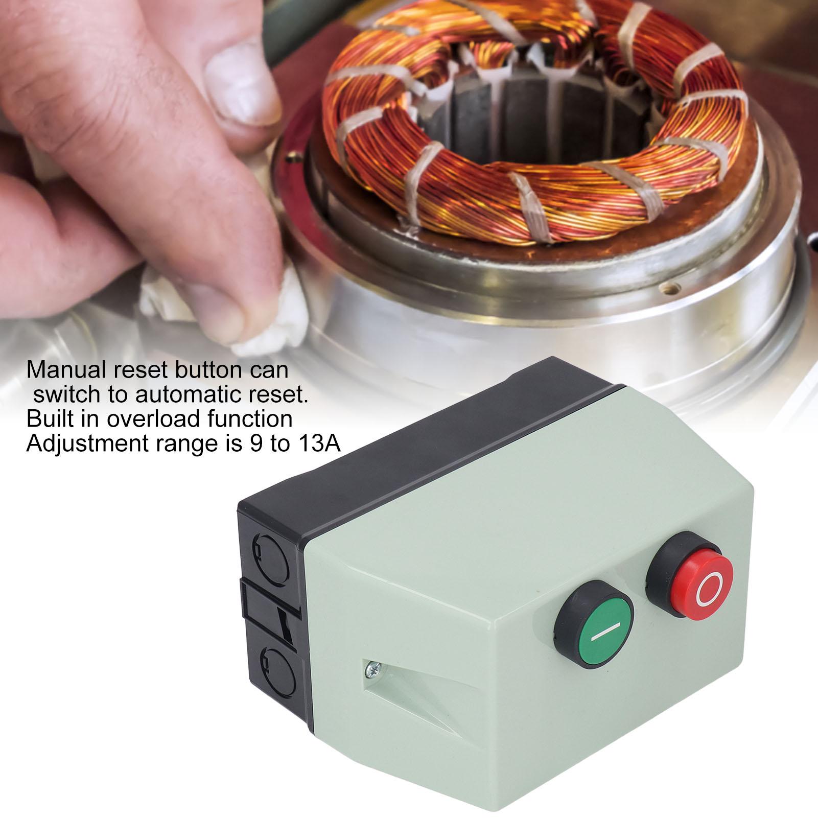 Motor Starter Magnetic Electric Motor Starter IP55 Waterproof Motor Start Control Switch Single Phase 220 230V 3 Phase 380 400V other різнокольоровий
Motor Starter Magnetic Electric Motor Starter IP55 Waterproof Motor Start Control Switch Single Phase 220 230V 3 Phase 380 400V other різнокольоровий
