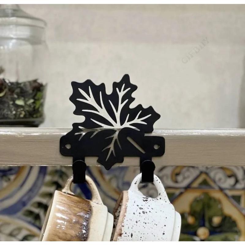 Maple Leaf Wall Hook for Bedroom Hallway Kitchen Black
Maple Leaf Wall Hook for Bedroom Hallway Kitchen Black
