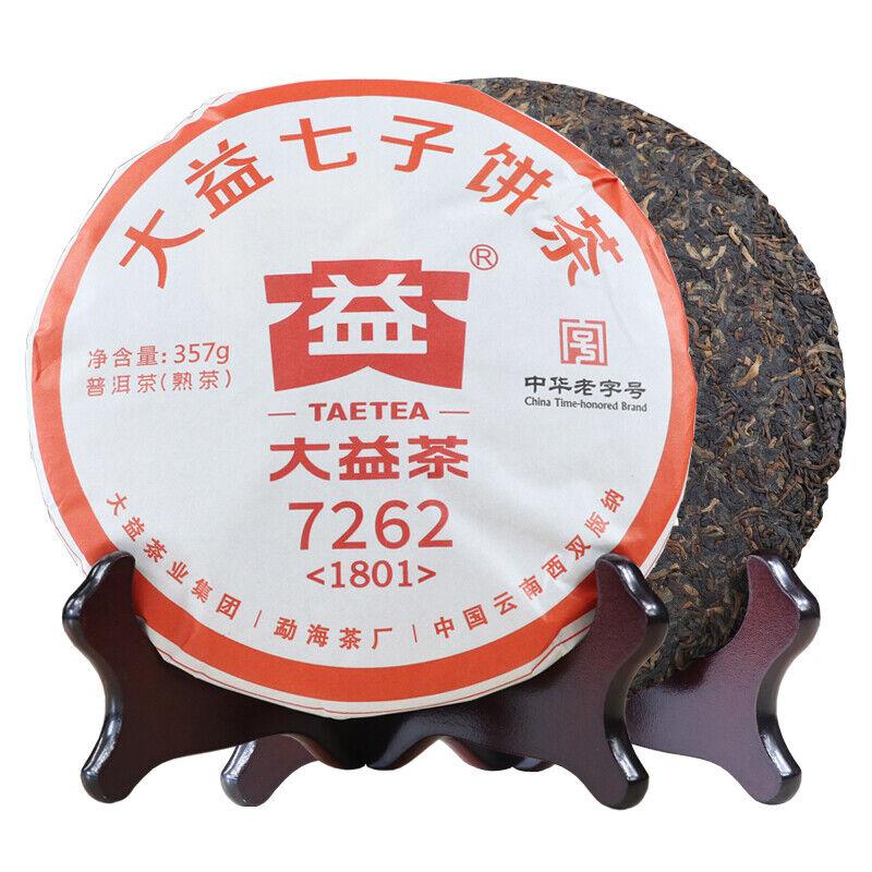 2018 Китай TAETEA Dayi Ripe Puerh 7262 Классический чай Pu er Органический черный чай 357 г
2018 Китай TAETEA Dayi Ripe Puerh 7262 Классический чай Pu er Органический черный чай 357 г