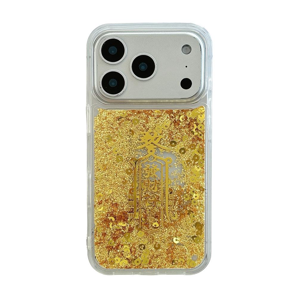 Golden Flowing Sand Anti-fall iPhone 14/13 Pro Max Case iPhone 17
Golden Flowing Sand Anti-fall iPhone 14/13 Pro Max Case iPhone 17