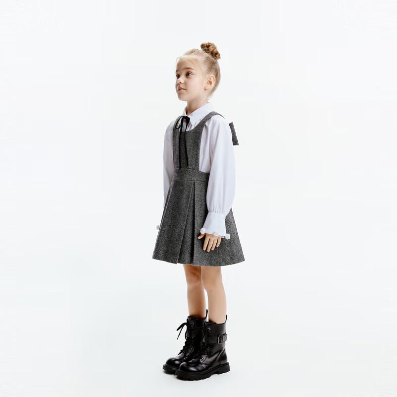 Little MO&Co. Girls Autumn Wool Blend Sleeveless Pinafore Dress 110
Little MO&Co. Girls Autumn Wool Blend Sleeveless Pinafore Dress 110