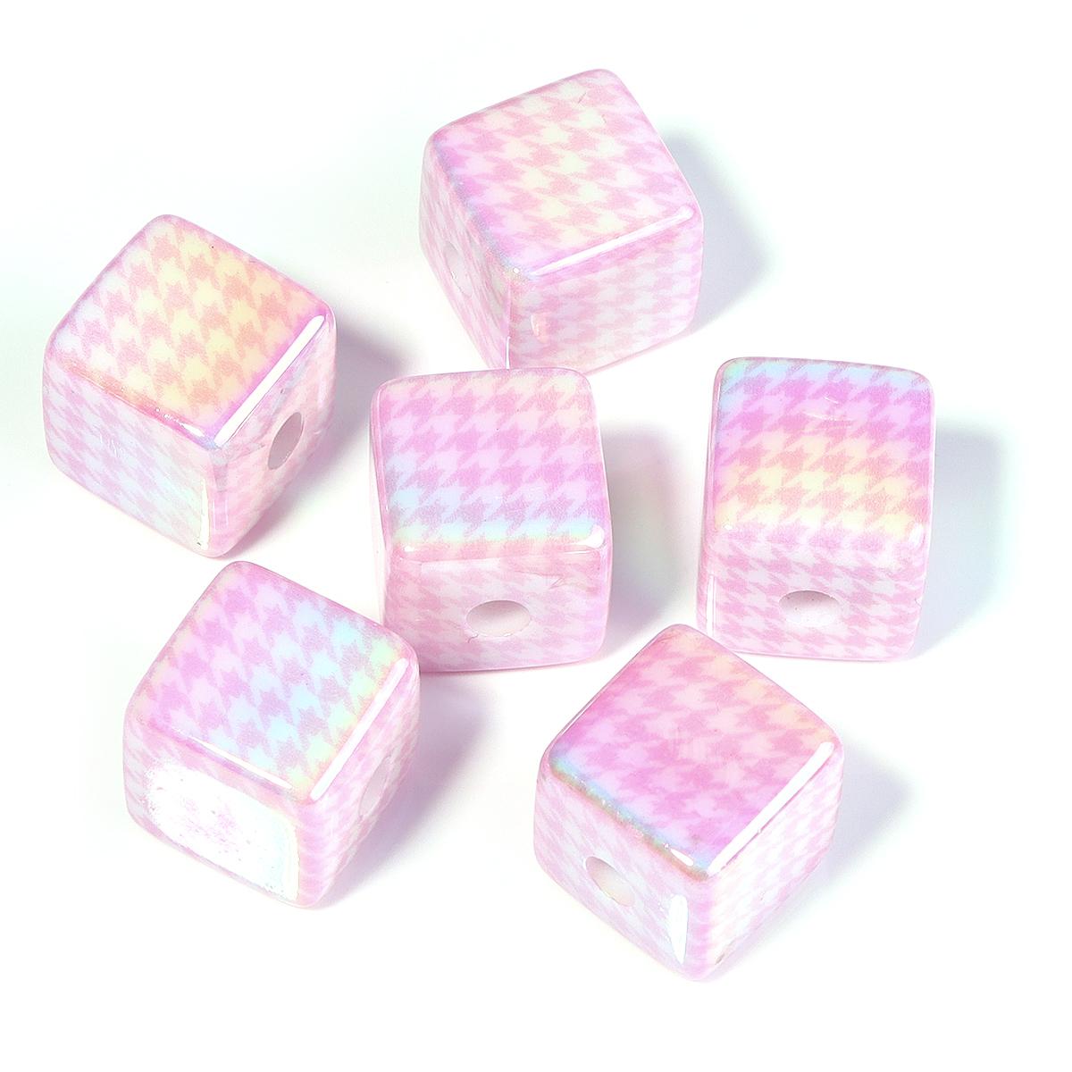 10pcs/lot 13mm Colorful Acrylic Beads Square Checkered Pattern Beads Loose Spacer Beads For Jewelry Making DIY Bracelet Necklace
10pcs/lot 13mm Colorful Acrylic Beads Square Checkered Pattern Beads Loose Spacer Beads For Jewelry Making DIY Bracelet Necklace