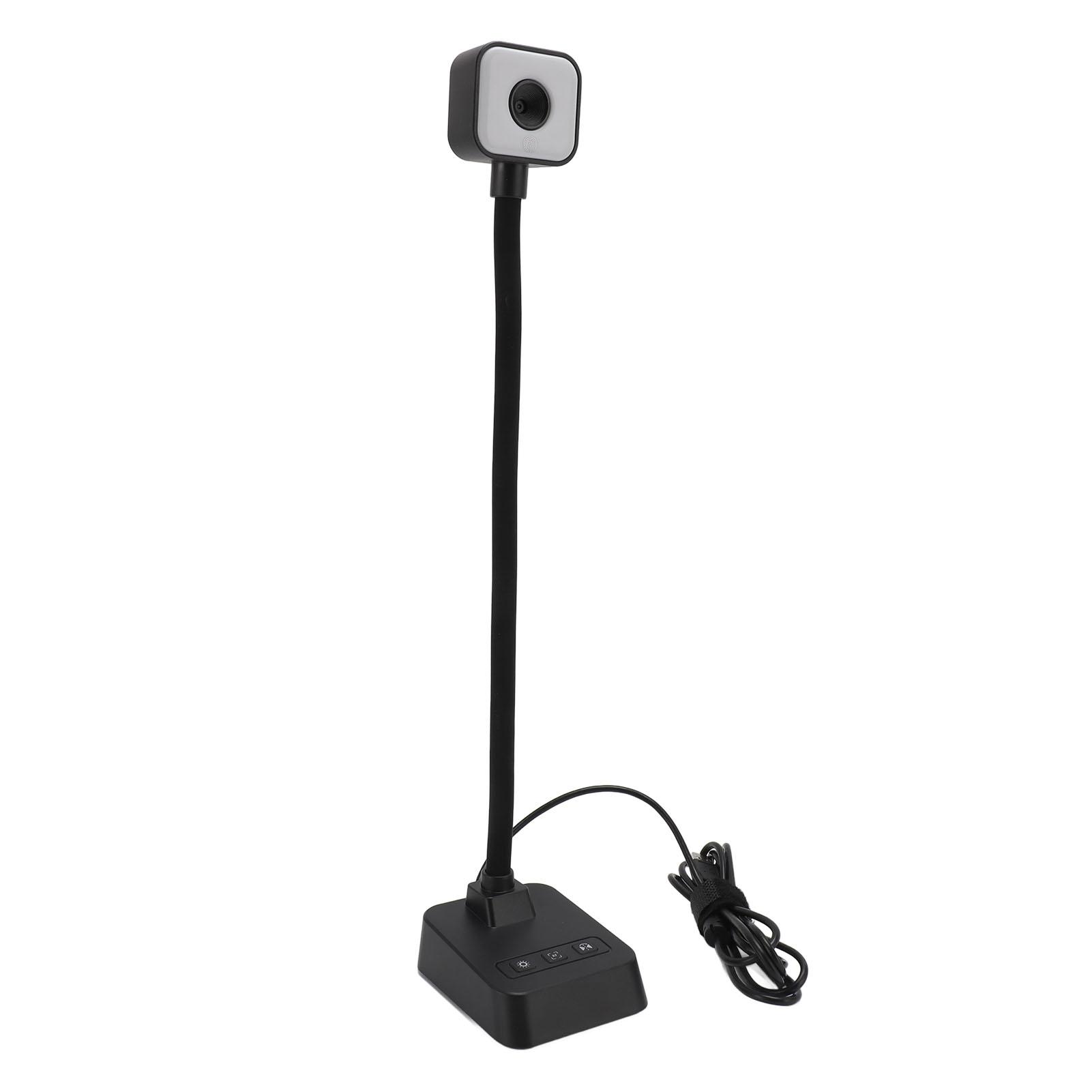 13MP Ultra HD USB Document Camera Built In Microphone Wide Angle Flexible Adjustable Auto Focus LED
13MP Ultra HD USB Document Camera Built In Microphone Wide Angle Flexible Adjustable Auto Focus LED